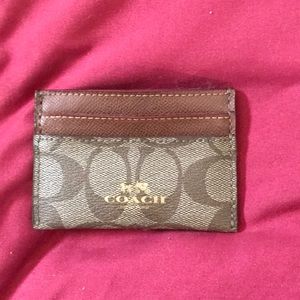 Coach credit card holder